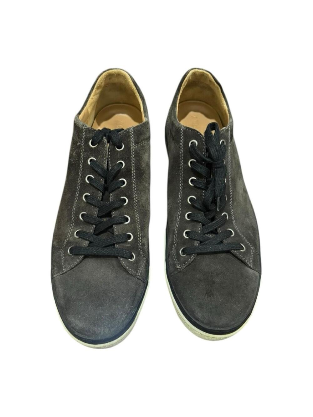 Allen Edmonds Charcoal Suede Sneakers